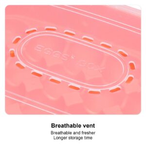 24 egg tray, egg carton, shell design, breathable ventilation, visible from the kitchen Orange