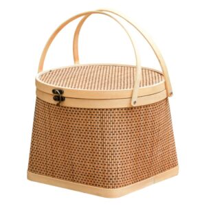 vosarea egg tray 1pc shopping basket old fashioned bamboo flower basket wicker hamper