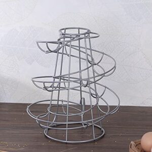 Datianxia Egg Skelter Deluxe Modern Spiraling Dispenser Rack Basket Storage Space Up to 24