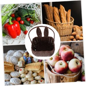 easter basket shelves storage basket closet storage baskets willow gift basket bathroom sundries organizer hand woven storage basket shelf basket container fruit Imitation rattan