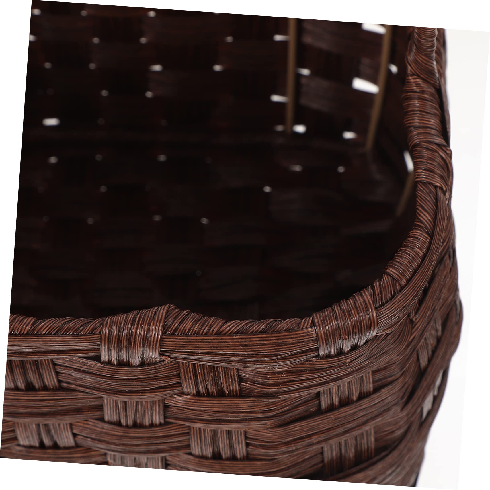 easter basket shelves storage basket closet storage baskets willow gift basket bathroom sundries organizer hand woven storage basket shelf basket container fruit Imitation rattan