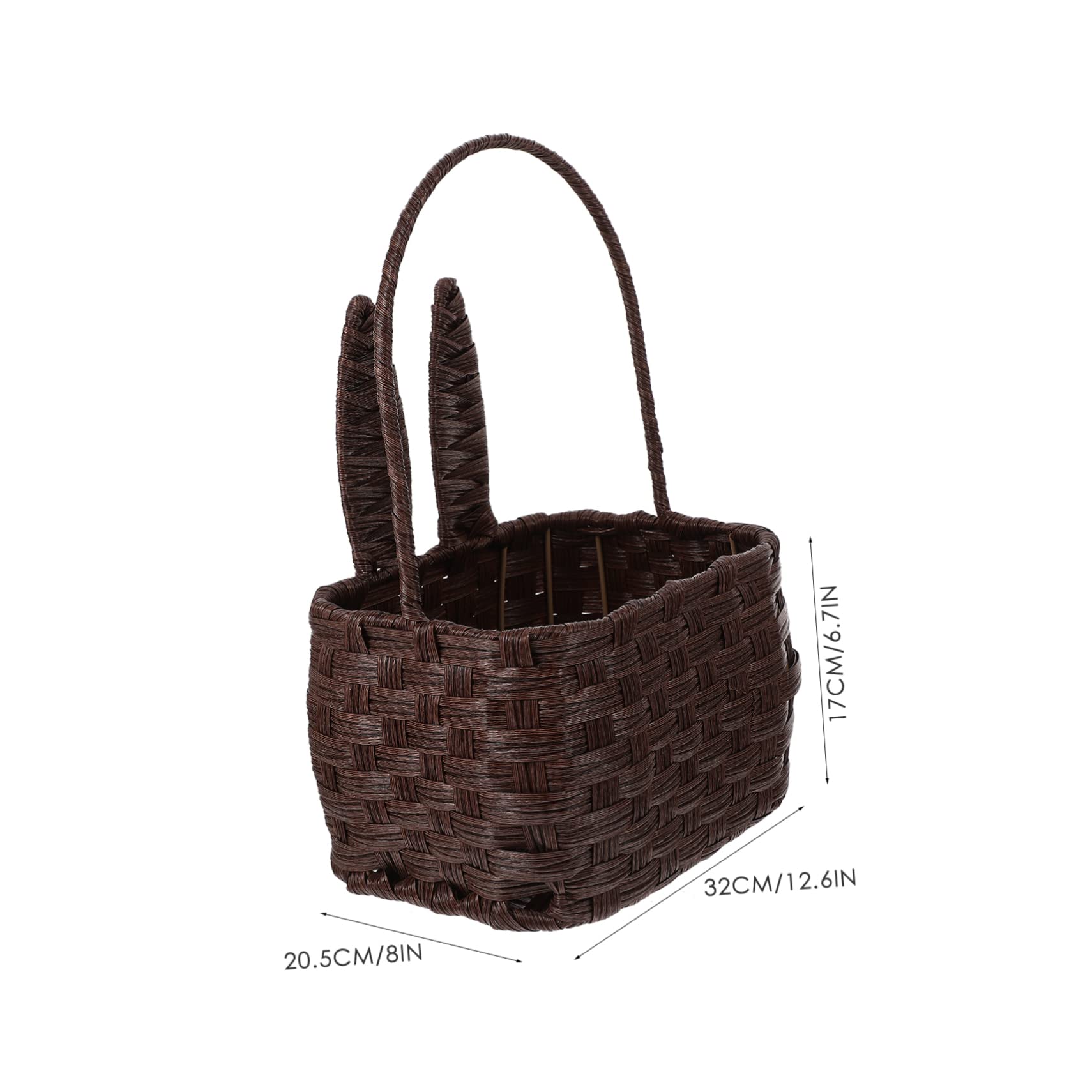 easter basket shelves storage basket closet storage baskets willow gift basket bathroom sundries organizer hand woven storage basket shelf basket container fruit Imitation rattan