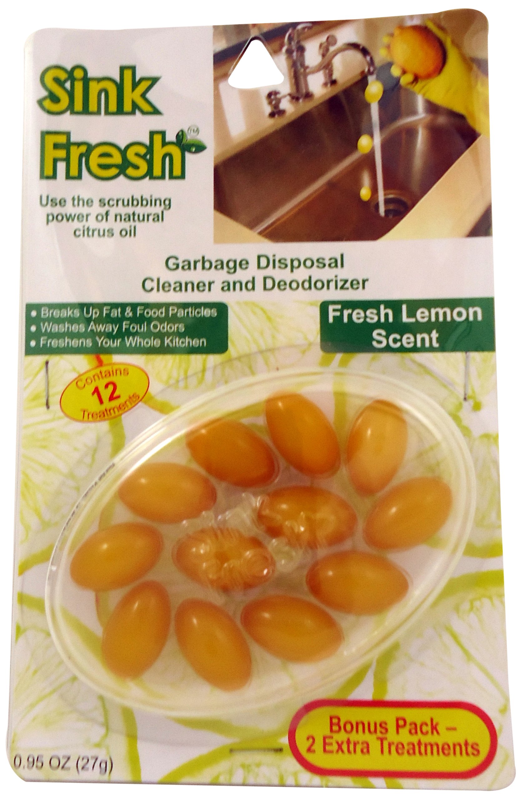 Economy Kitchen Accessory Sink Fresh Lemon 12 Count