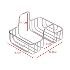 PANJIN-Stainless Steel Saddle Sponge Holder for Kitchen Sink Caddy