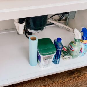 Vance Trimmable Under Sink Tray for 30 in. Base Cabinet | Protects Cabinets from Leaks and Spills | Adjustable Spill Guard for Kitchen and Bathroom Sinks