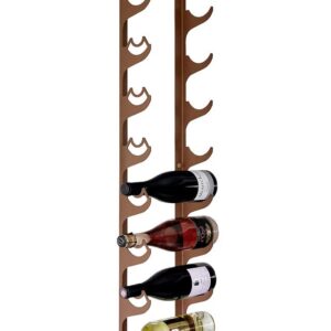 di prima usa Wall Mount Wine Rack - Holds 8 Bottles with Elegance & Durability - Italian Inspired Wall Mount Wine Rack & Robust Steel Construction