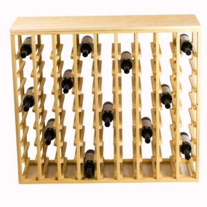 Creekside 72 Bottle Table Wine Rack (Pine) by Creekside - Exclusive 12 inch deep design conceals entire wine bottles. Hand-sanded to perfection!, Pine