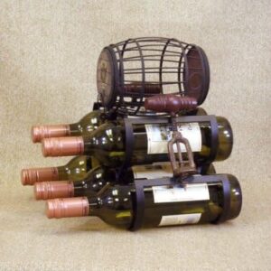 Classic Home 5 Bottle Tabletop Wine Rack