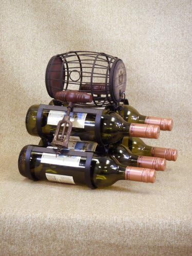 Classic Home 5 Bottle Tabletop Wine Rack