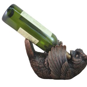 DWK Corporation DWKHD41465 Owl Wine Holder (Set of 1)