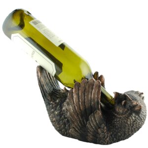 DWK Corporation DWKHD41465 Owl Wine Holder (Set of 1)