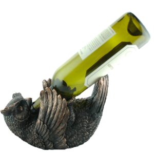 DWK Corporation DWKHD41465 Owl Wine Holder (Set of 1)