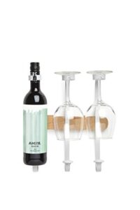 umbra showvino wine display, white/natural