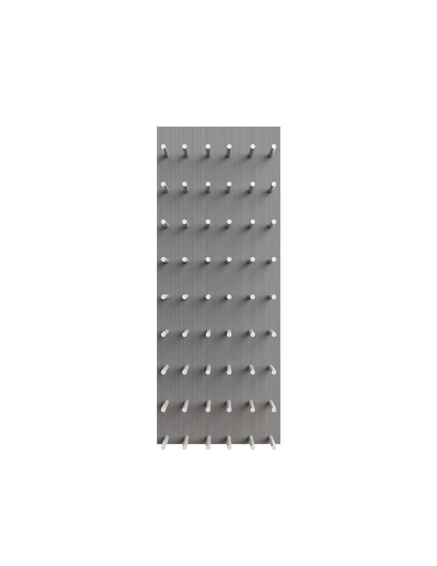 Fusion Wine Wall Cork-Out (3 Foot) (Alumasteel) (Satin Aluminum Peg)