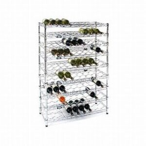 shelving inc. wine rack with 9 shelves - 14" d x 36" w x 72" h