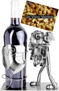 brubaker wine bottle holder statue love couple, carrying wife over the threshold sculptures and figurines decor & vintage wine racks and stands gifts decoration