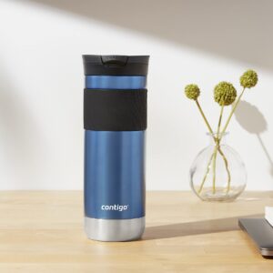 Contigo 20oz Vacuum-Insulated Stainless Steel Leak-Proof Travel Mug, Keeps Drinks Hot/Cold - 2-Pack Blue Corn & Midnight Berry