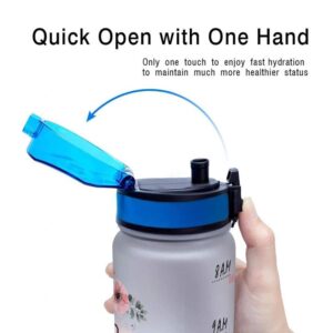 64HYDRO 32oz 1Liter Motivational Water Bottle with Time Marker, Teacher Of Tiny Humans, Kindergarten Teacher - HHP1808024