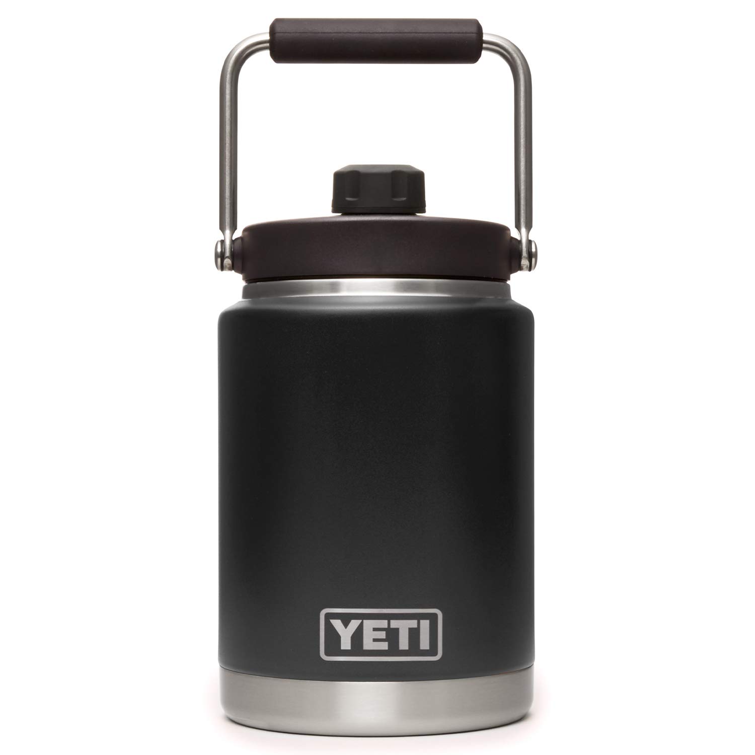 YETI Rambler Half Gallon Jug, Vacuum Insulated, Stainless Steel with MagCap, Black