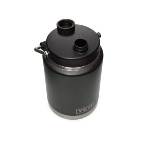 YETI Rambler Half Gallon Jug, Vacuum Insulated, Stainless Steel with MagCap, Black