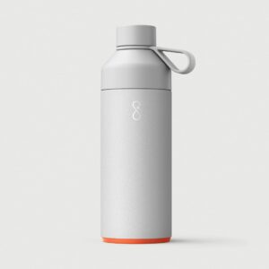 Ocean Bottle - Recycled Stainless Steel Drinks Reusable Water Bottle - Eco-Friendly & Reusable - Rock Grey - 34 oz