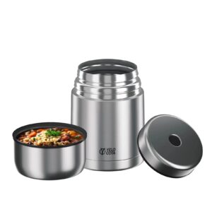 yelocota thermos for hot food,20oz vacuum insulated stainless steel lunch food containers, wide mouth soup flask for hot food, leak proof food jar for school office travel