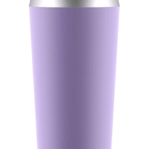 Ello Beacon Vacuum Insulated Stainless Steel Tumbler with Slider Lid and Optional Straw, 24 oz, Lavender