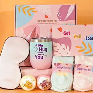 Get Well Soon Gifts for Women-Care Package After Surgery Gift Basket -Feel Better Gifts Teen Girl- Thinking of You Gifts-Encouragement Gifts For Friend