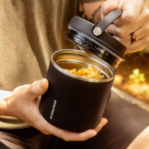 Hydrapeak 25oz Stainless Steel Vacuum Insulated Thermos Food Jar | Kids Thermos for Hot Food and Cold Food, Wide Mouth Leak-Proof Soup Thermos for Adults, 10 Hours Hot and 16 Hours Cold (Jade)