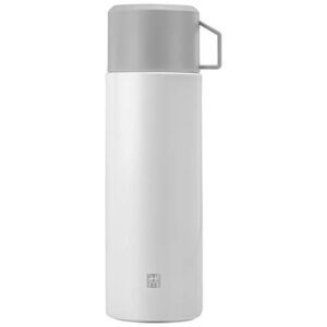 zwilling thermo beverage bottle, 33.8 oz, silver-white