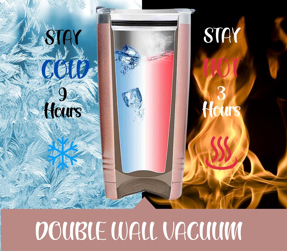 Dental Gifts for Dental Assistant, Dental Hygienist on Dental Assistants Recognition Week, National Dental Hygienists Week, Birthday and Christmas, 20oz Insulated Stainless Steel Tumbler - FLOSS