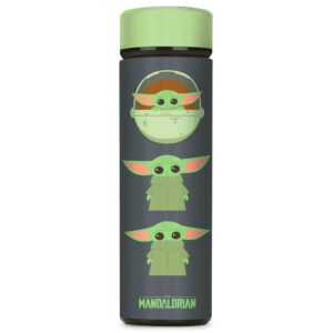 controller gear the mandalorian the child, vacuum insulated stainless steel sport water bottle, leak proof, wide mouth, 17 oz, 500 ml (dwdsxxbts-0mtc1)