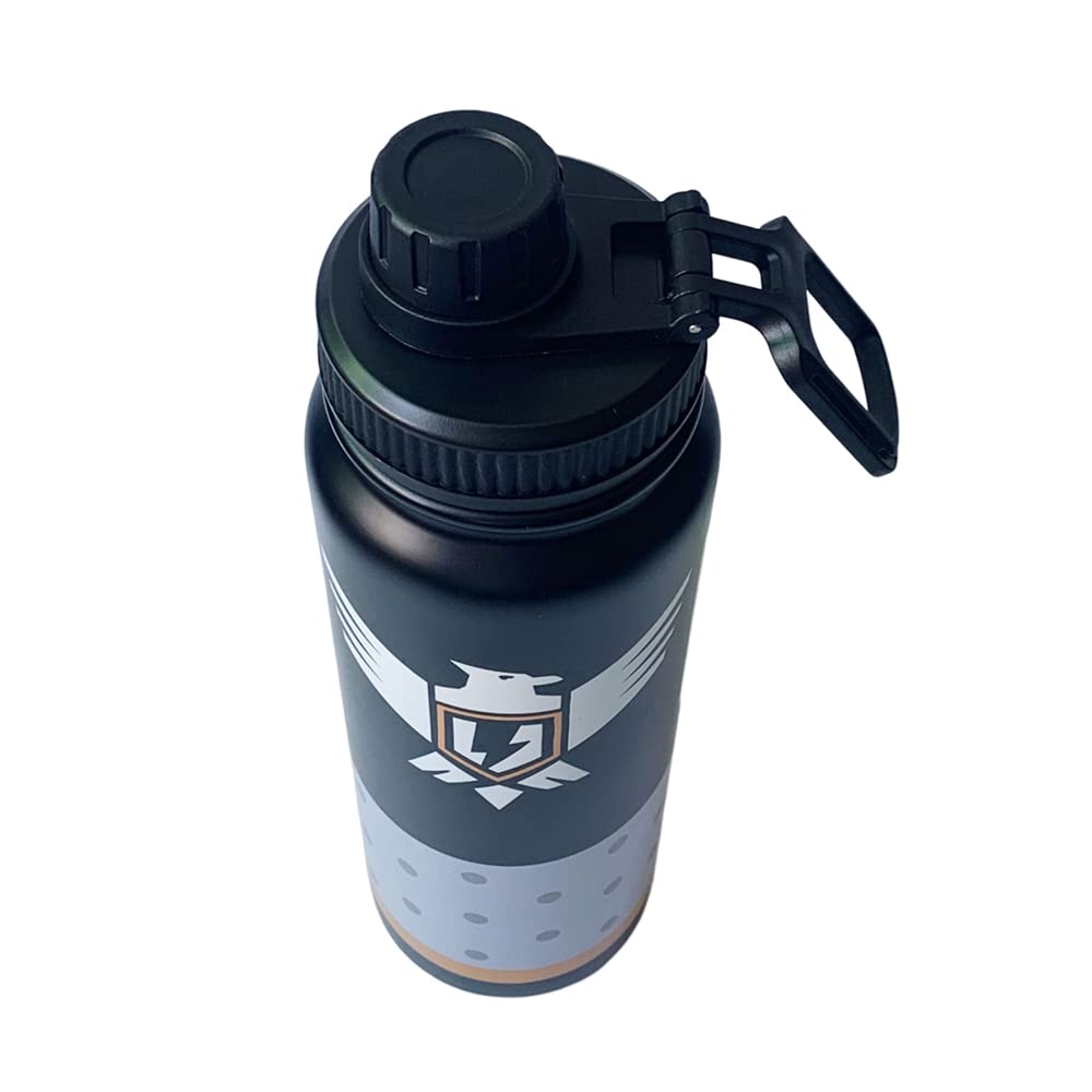 Windgro Stainless Steel Apex Legends Phoenix Kit Water Bottle 27oz wide mouth Insulated Flask Keeps Hot or Cold 800ml (Black)