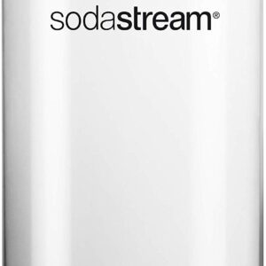 SodaStream Classic Dishwasher Safe Carbonating Bottle, 1L Single, White