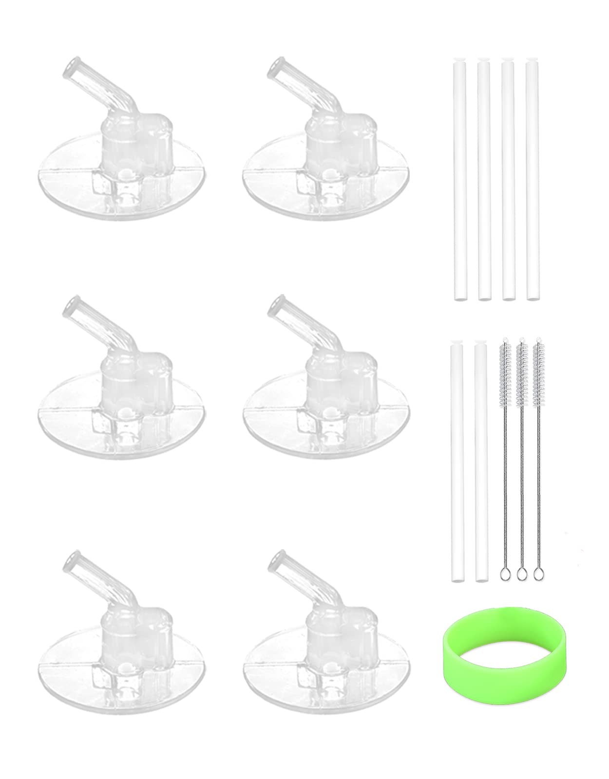 Greant 6 PCS Replacement Straws compatible with Thermos 12oz (Model F401 & F410), Replacement Part compatible with Thermos 12oz Bottles