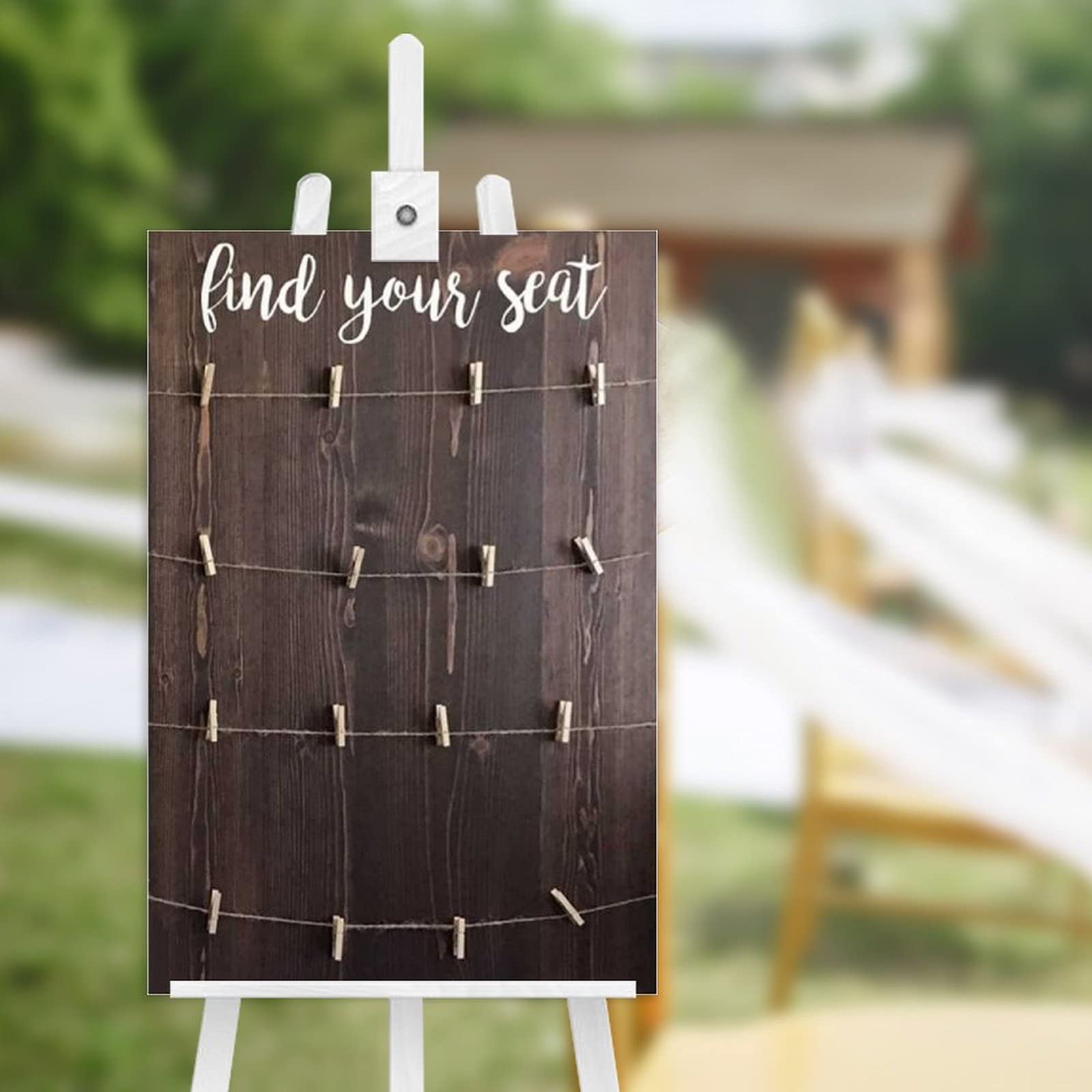 40x30cm， Find Your seat Wedding Seating Chart Board,Wedding Signs Wood,Wood Wedding Sign,find Your seat, Blank Seating Chart Board 824289