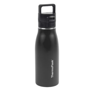 ThermoFlask Travel 17oz FlipLock Mug 2pack Onyx,Steel