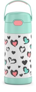thermos funtainer 12 ounce stainless steel kids bottle, pastels