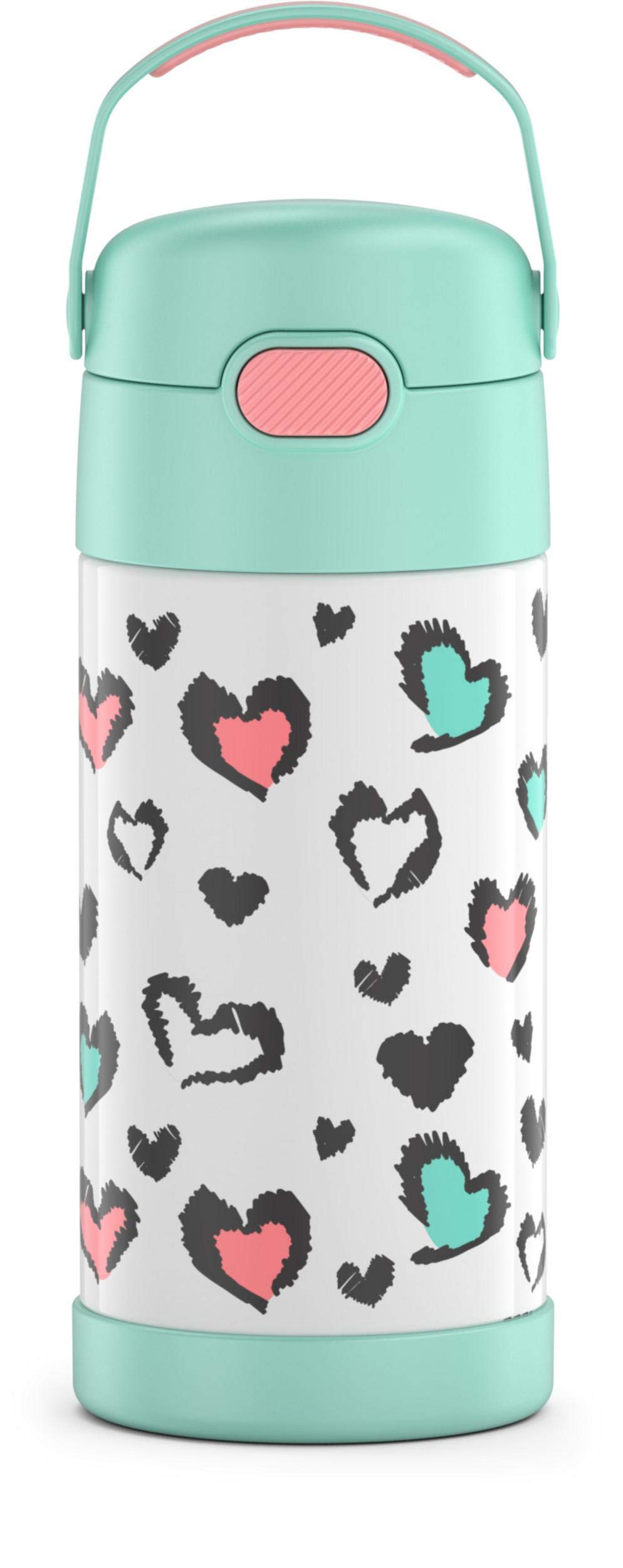 THERMOS FUNTAINER 12 Ounce Stainless Steel Kids Bottle, Pastels