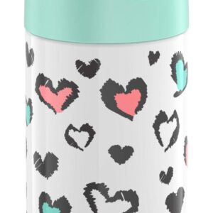 THERMOS FUNTAINER 12 Ounce Stainless Steel Kids Bottle, Pastels