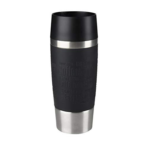 Emsa Vacuum mug "Travel Mug" 12.2 fl .oz. in black, Black