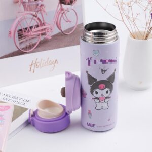 Cartoon Kitty Stainless Steel Vacuum Bottle Leakproof,Insulated for Hot or Cold Water Bottle Travel Mug for Girl-3