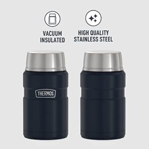 THERMOS Stainless King Vacuum-Insulated Food Jars, 24 Ounce (product 1) and 16 Ounce (product 2)