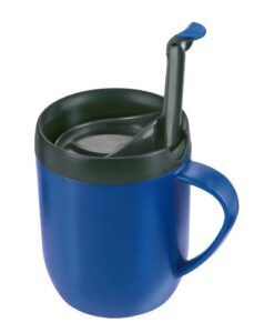 zyliss hot mug cafetiere, blue