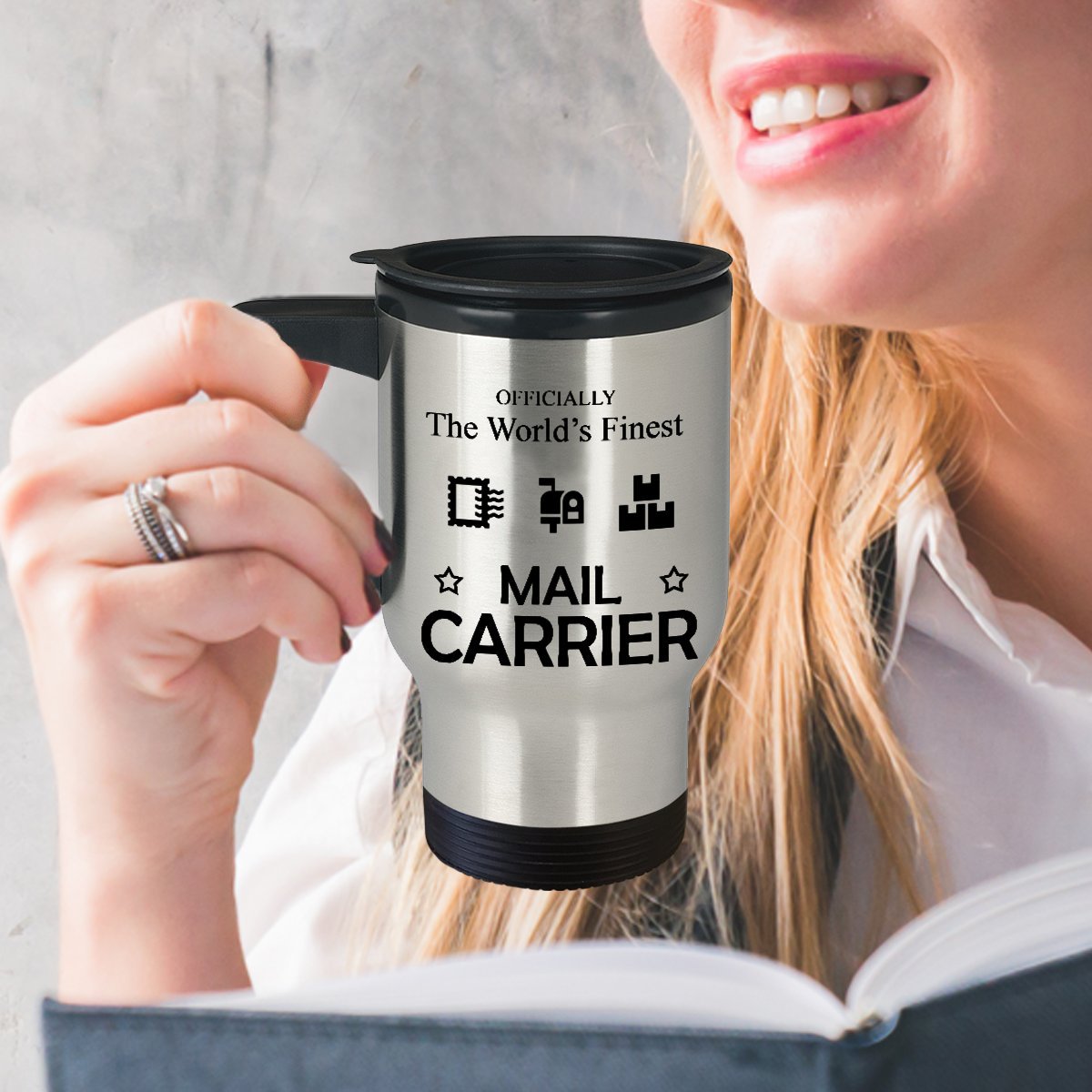 Best Travel Coffee Mug Tumbler-Mail Carrier Gifts Ideas for Men and Women. Officially the world’s finest mail carrier.