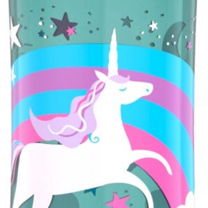 THERMOS FUNTAINER 16 Ounce Plastic Hydration Bottle with Spout Lid, Color Change Unicorns