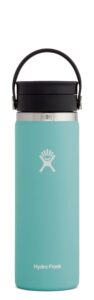 hydro flask 20 oz wide mouth bottle with flex sip lid alpine