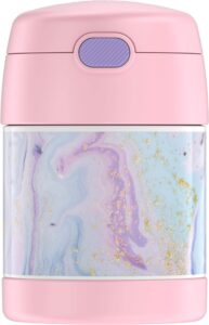 thermos funtainer 10 ounce stainless steel kids food jar, dreamy