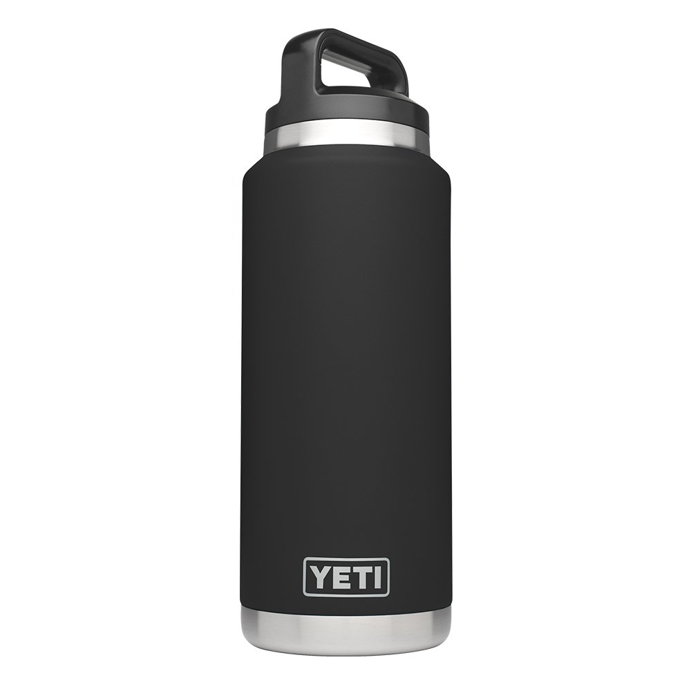 YETI Rambler 36oz Vacuum Insulated Stainless Steel Bottle with Cap (Stainless Steel) (Black)