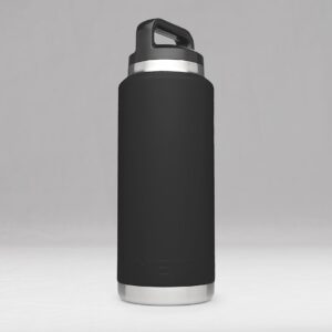 YETI Rambler 36oz Vacuum Insulated Stainless Steel Bottle with Cap (Stainless Steel) (Black)